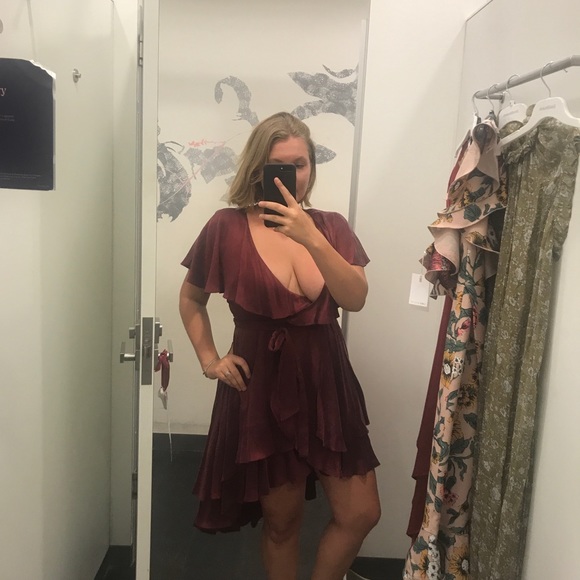 Silk Zimmerman burgundy dress (worn once!) - Picture 2 of 6